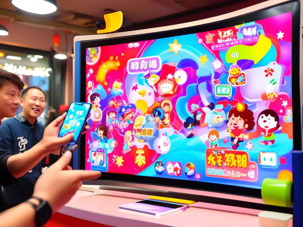 大屏互动游戏摇一摇：欢乐互动新体验