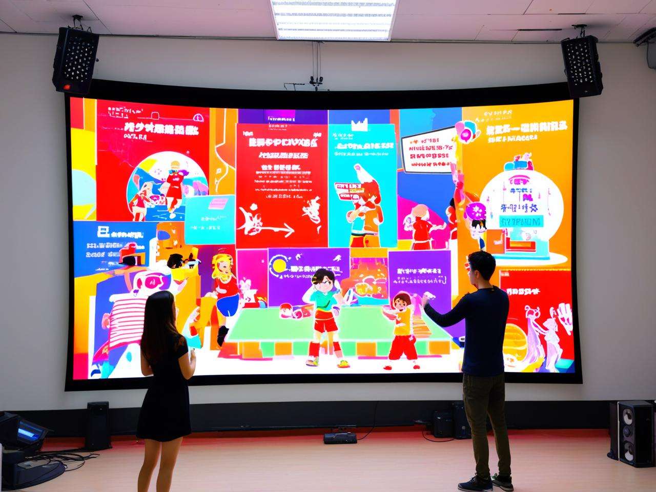好玩有趣的大屏幕小游戏，聚会气氛制造机_大屏幕互动系统